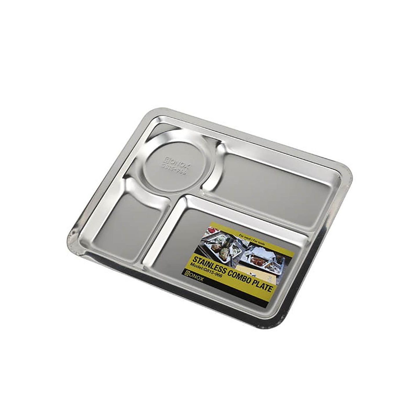 Stainless combo plate A