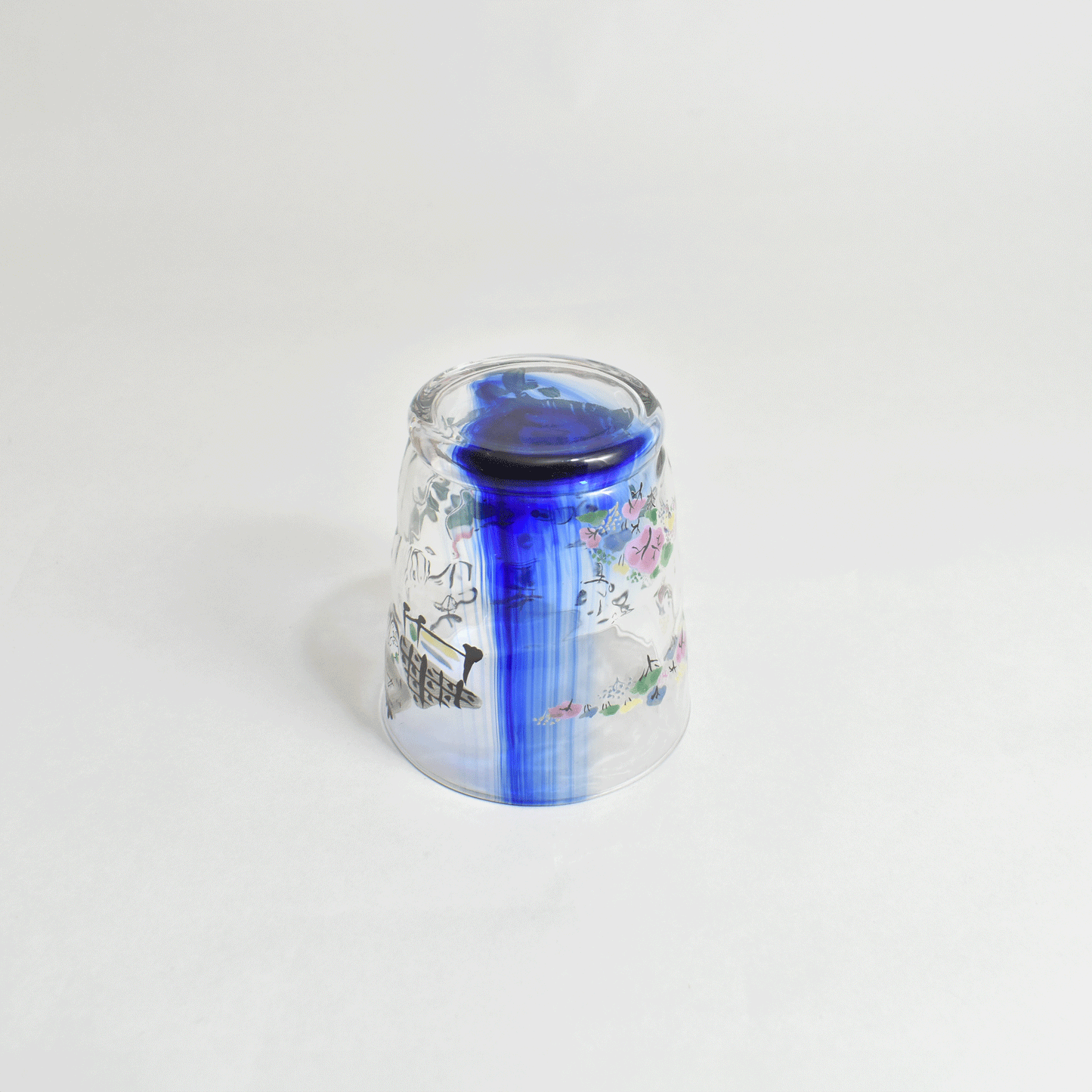 Thank you Owl Blue Glass