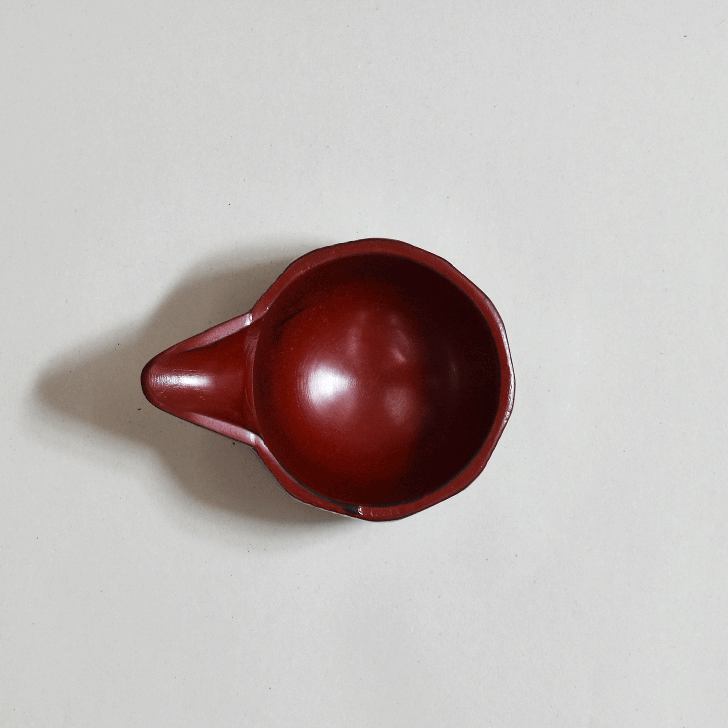 木製ハツリ片口小皿