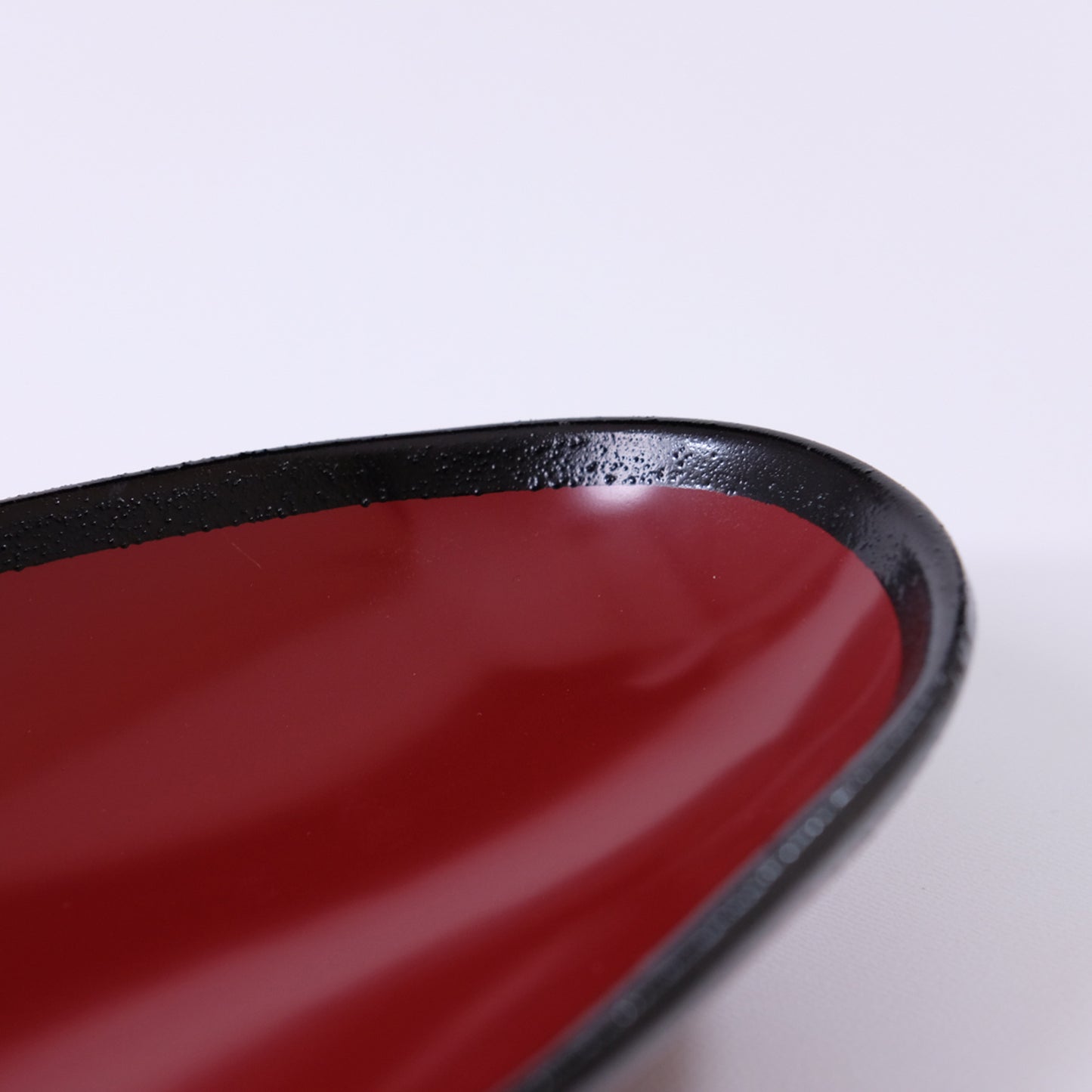 Hospitality Serving Dish, Rusty Edge, Red