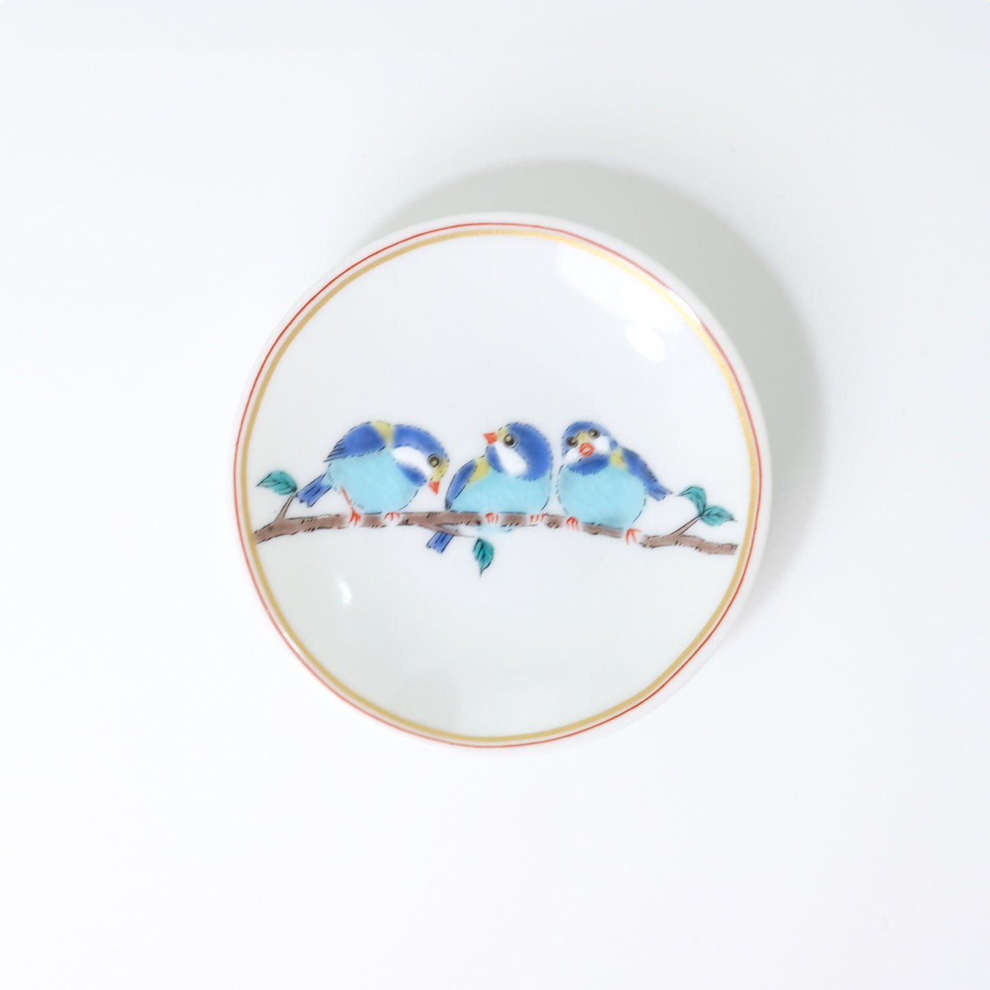 Kutani ware lucky small plate