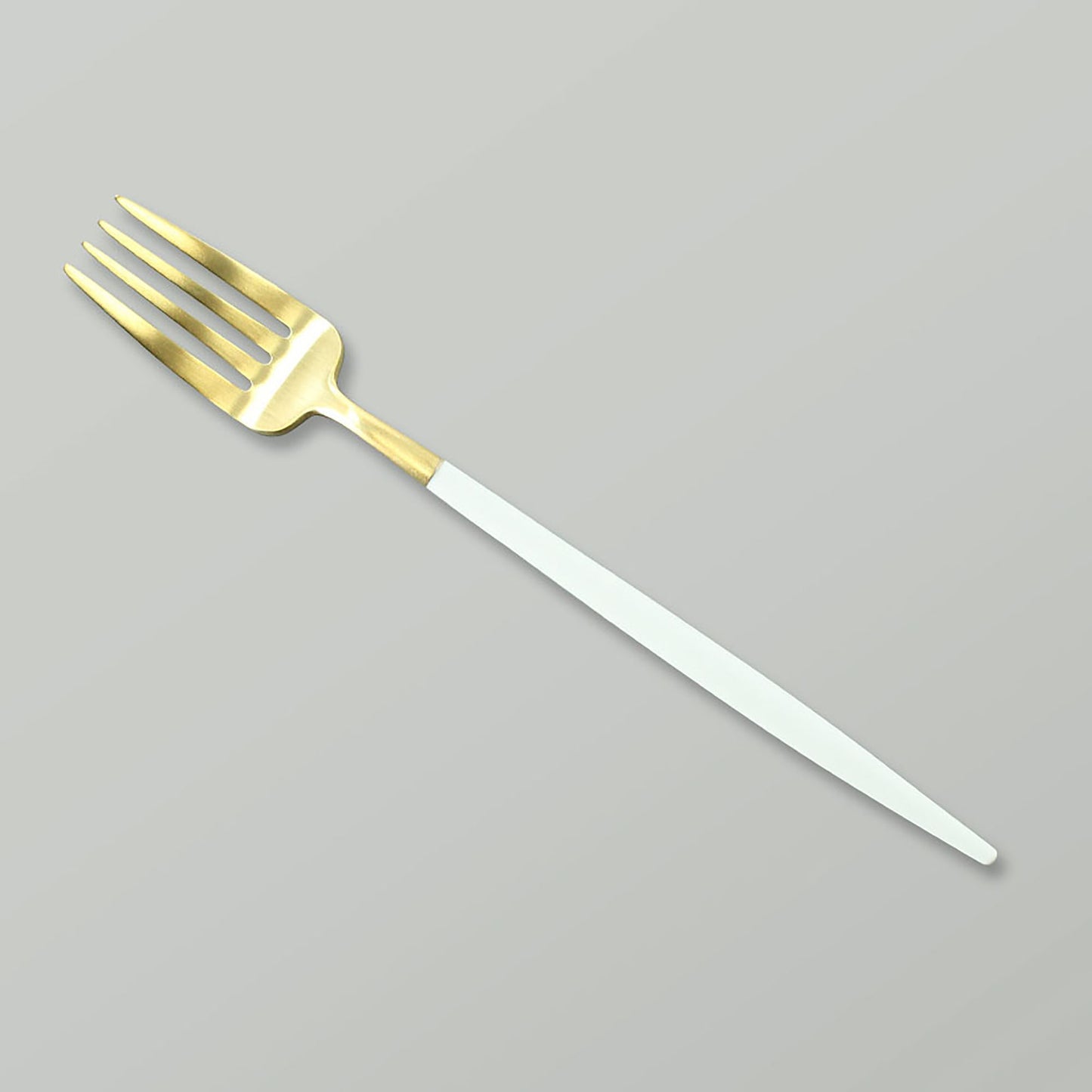 GOA WHITE/GOLD DESSERT FORK
