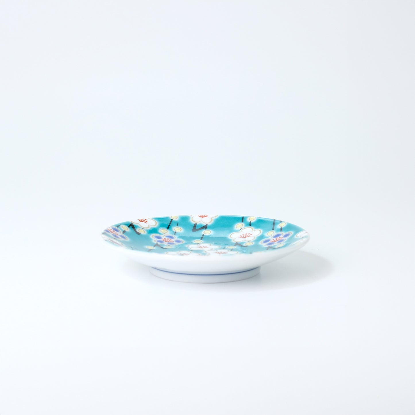 Kutani ware lucky small plate