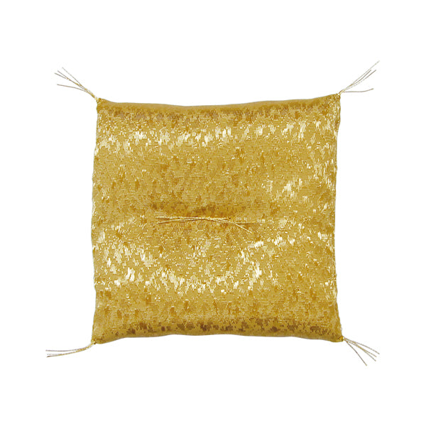Gold cushion medium 10×10