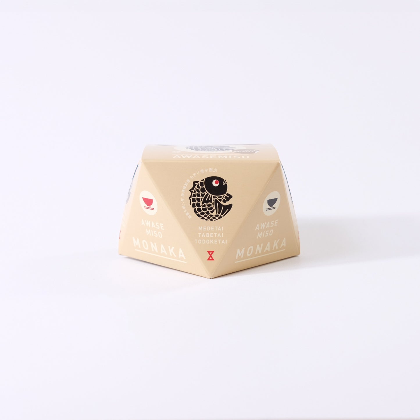 Monaka miso soup with mixed miso
