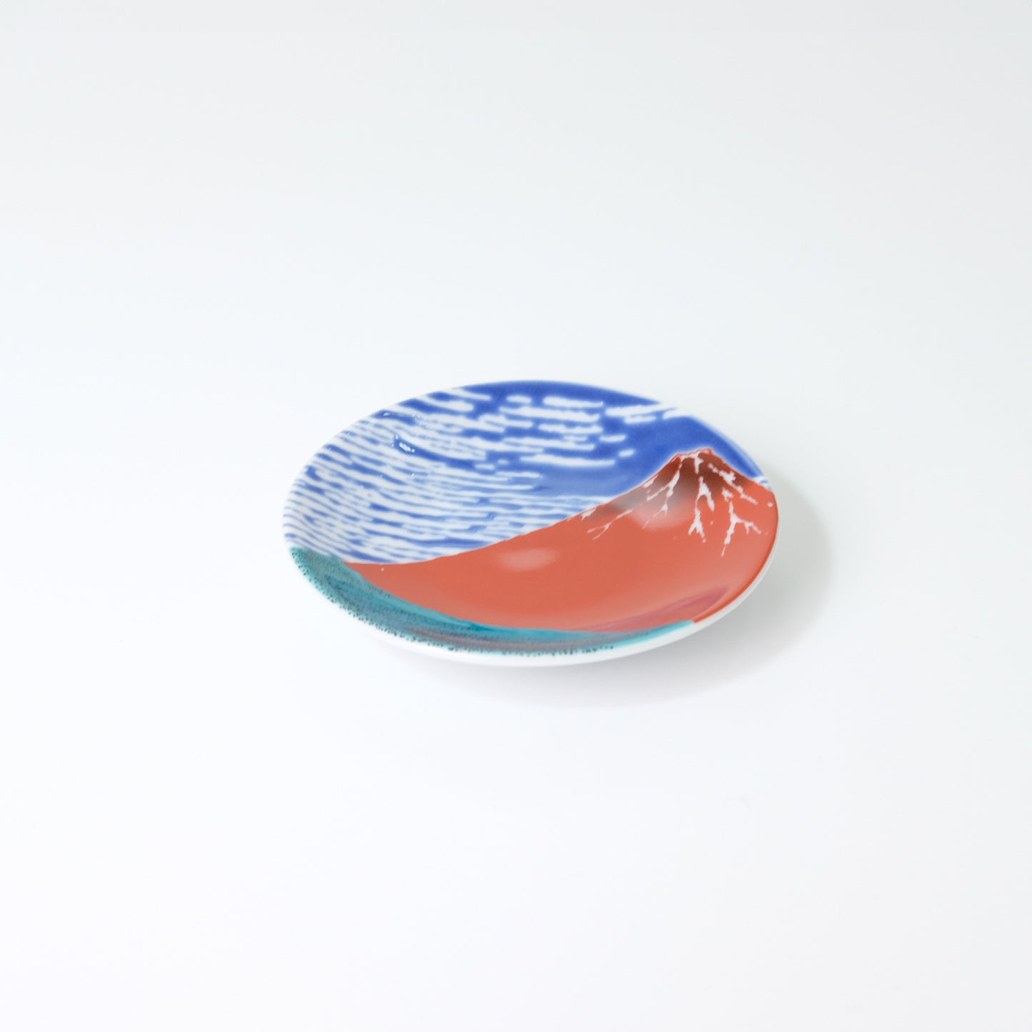 Kutani ware lucky small plate