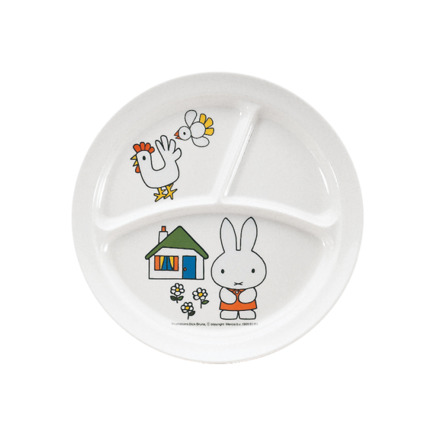 Miffy round lunch plate CM-65