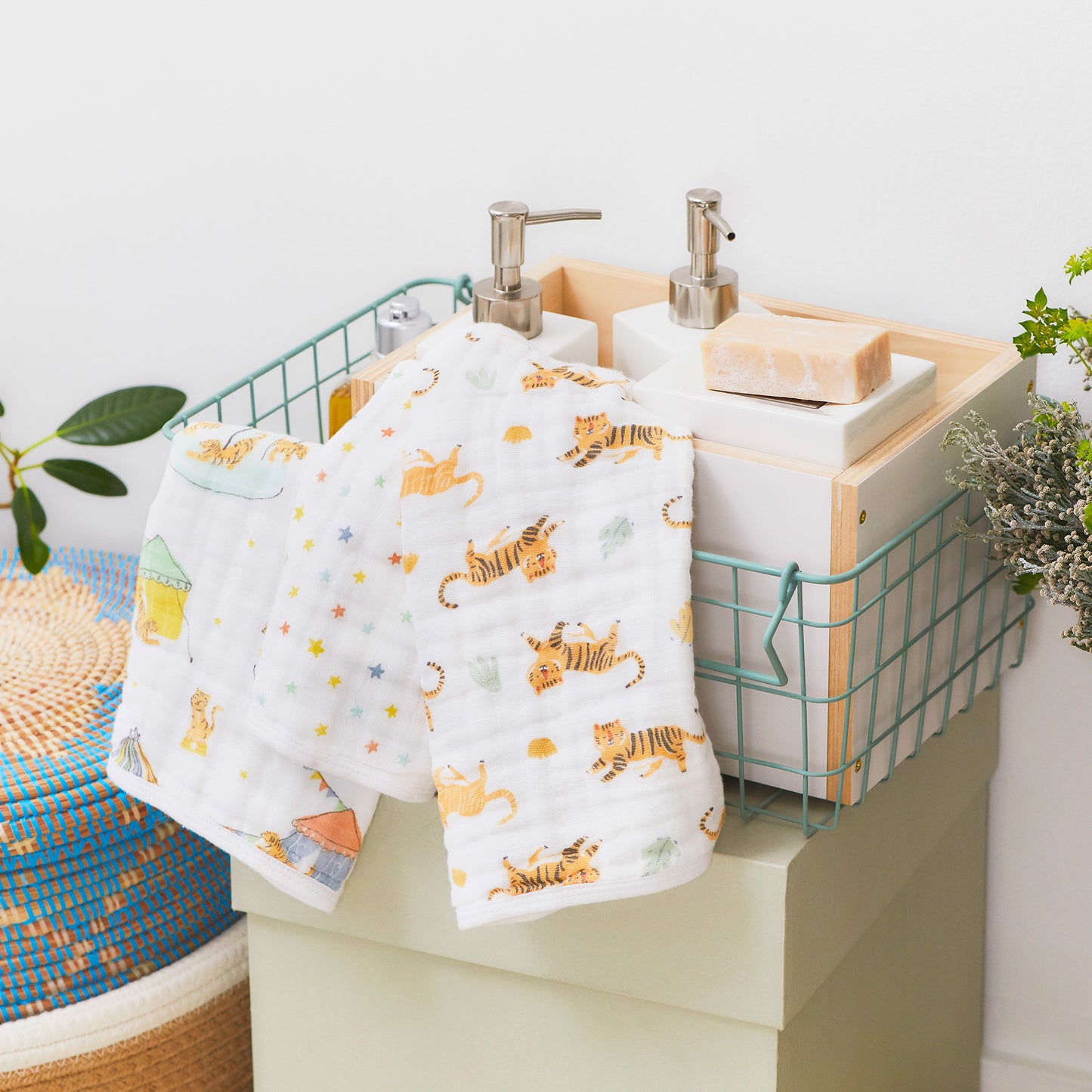 Washcloth set year of the tiger