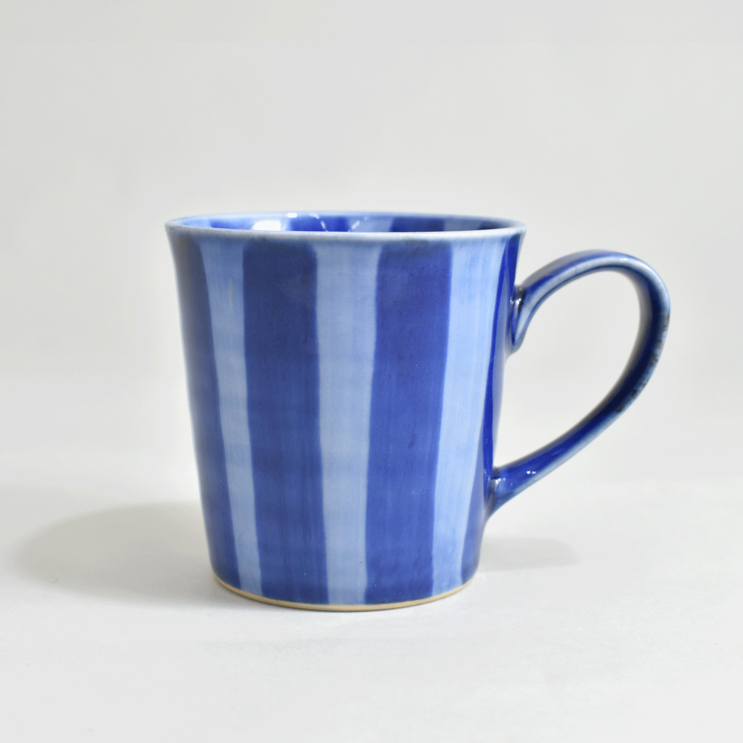 Indigo striped Tokusa mug