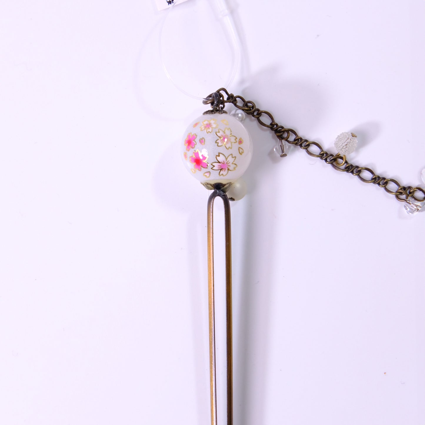 Hairpin Clear Beads