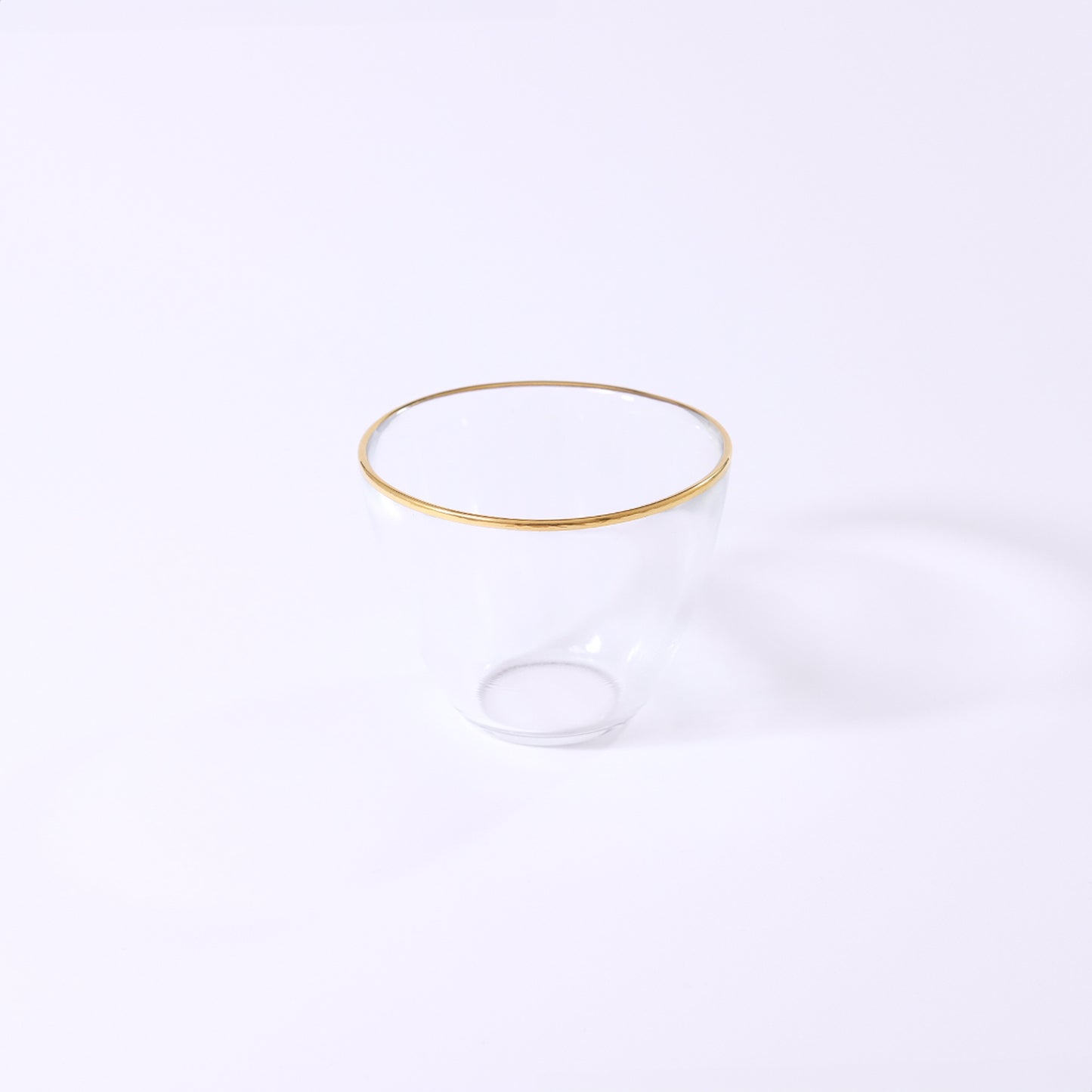 Gold-wrapped glass soup bowl 90 GOLD