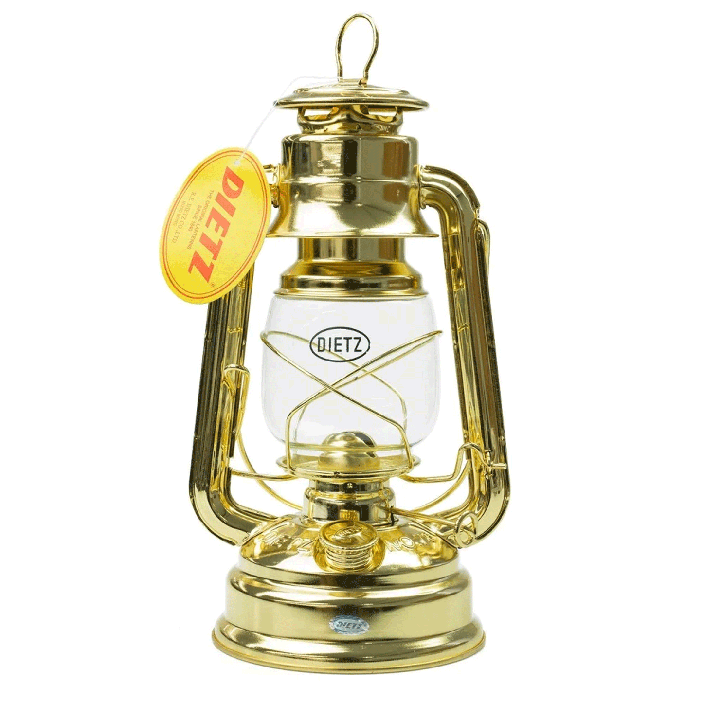 D78 Deitz Hurricane Lantern Brass