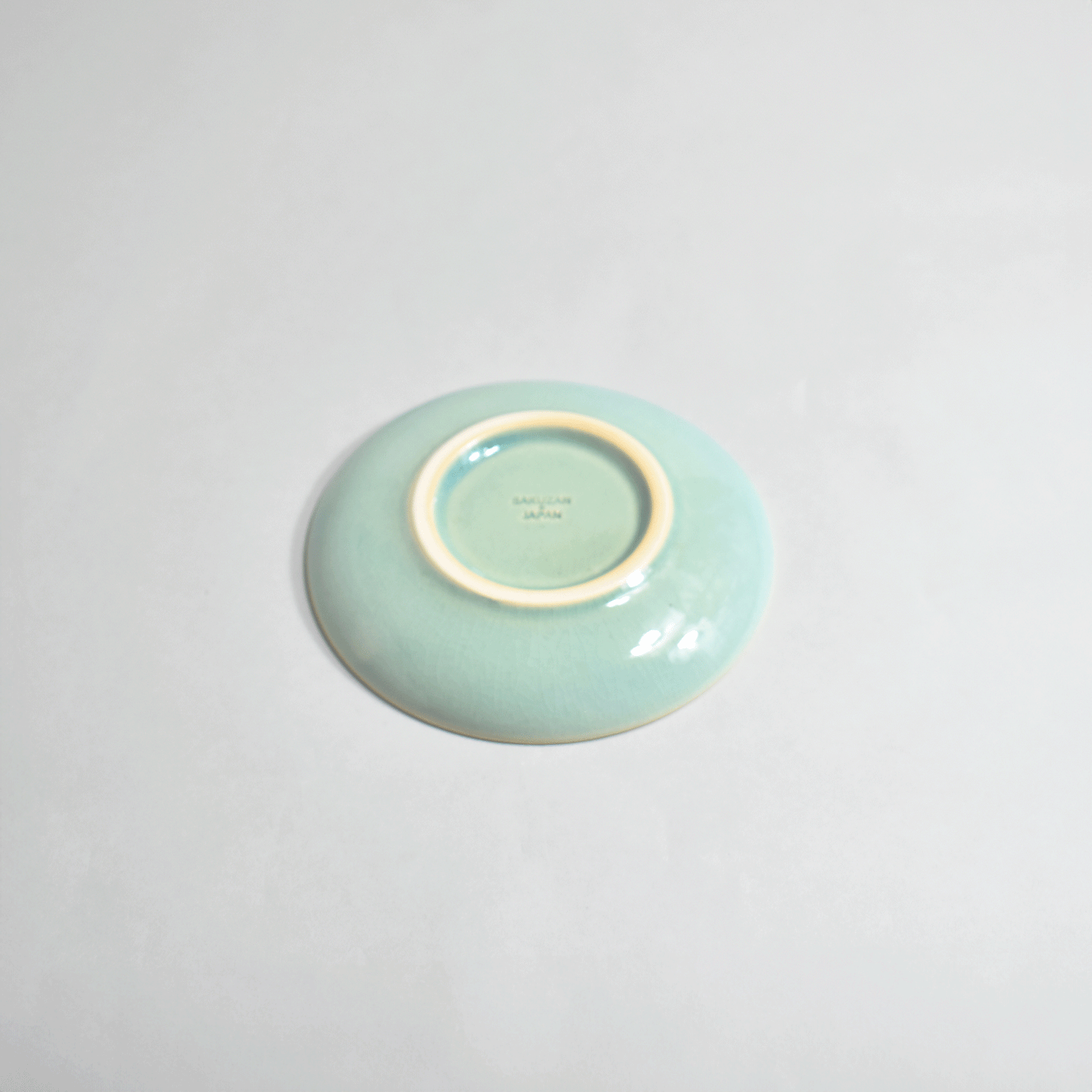Gloss Round Plate SS Turquoise