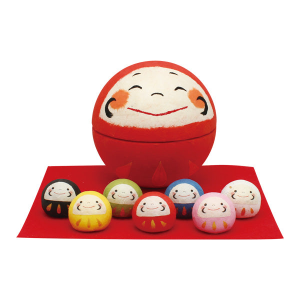 Happy Pokopoko Yakki Daruma Smiling Eyes