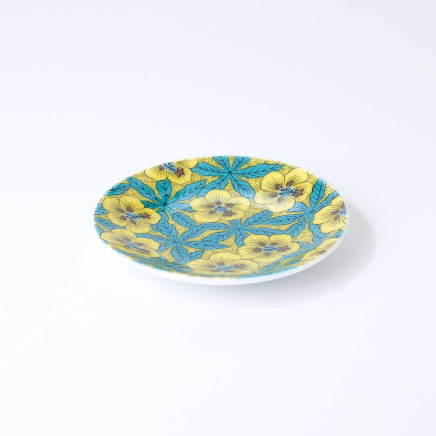 Kutani ware lucky small plate