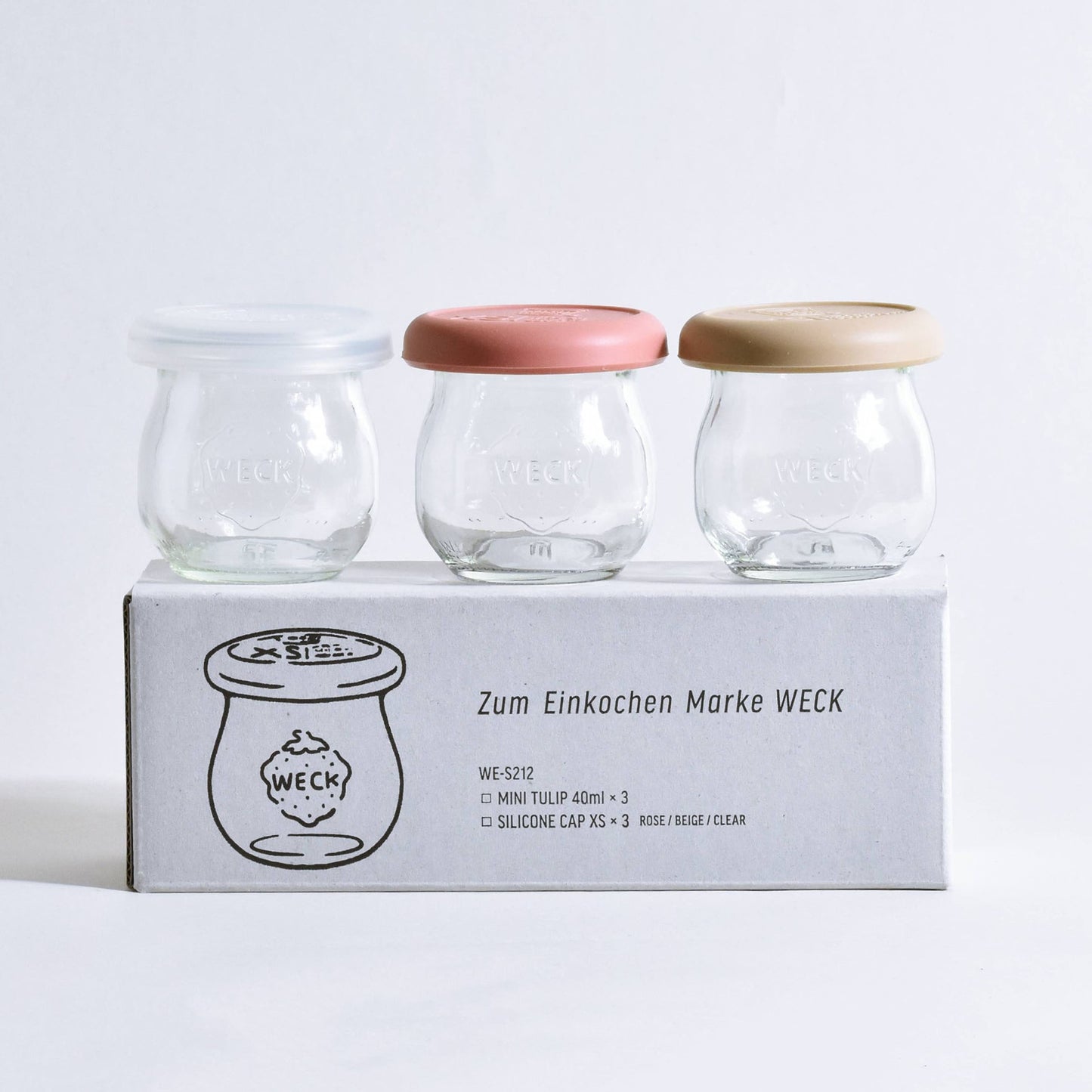 WECK GIFTBOX MINI TULIP x 3 sets
