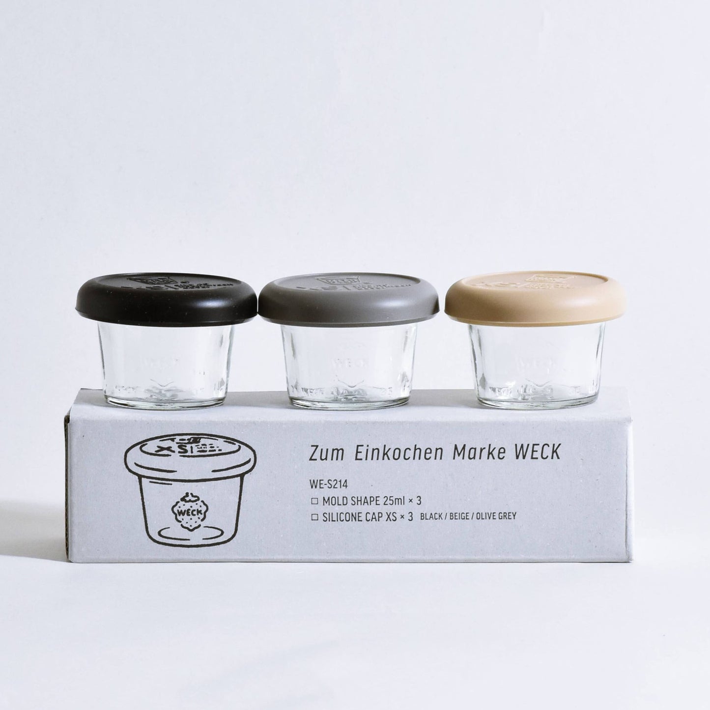 WECK GIFTBOX MOLD 25ml x 3 sets