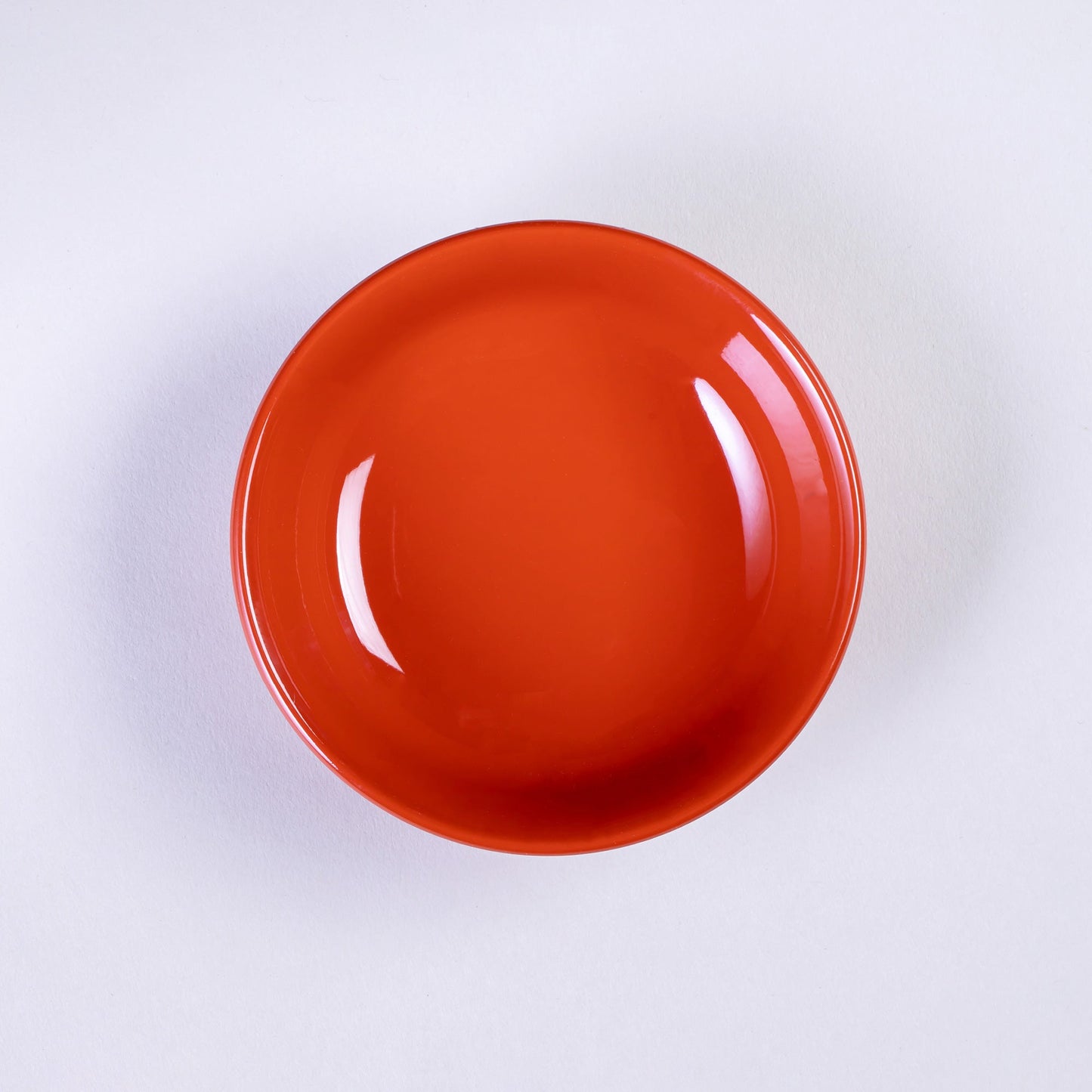 Hand salt plate, washed and lacquered