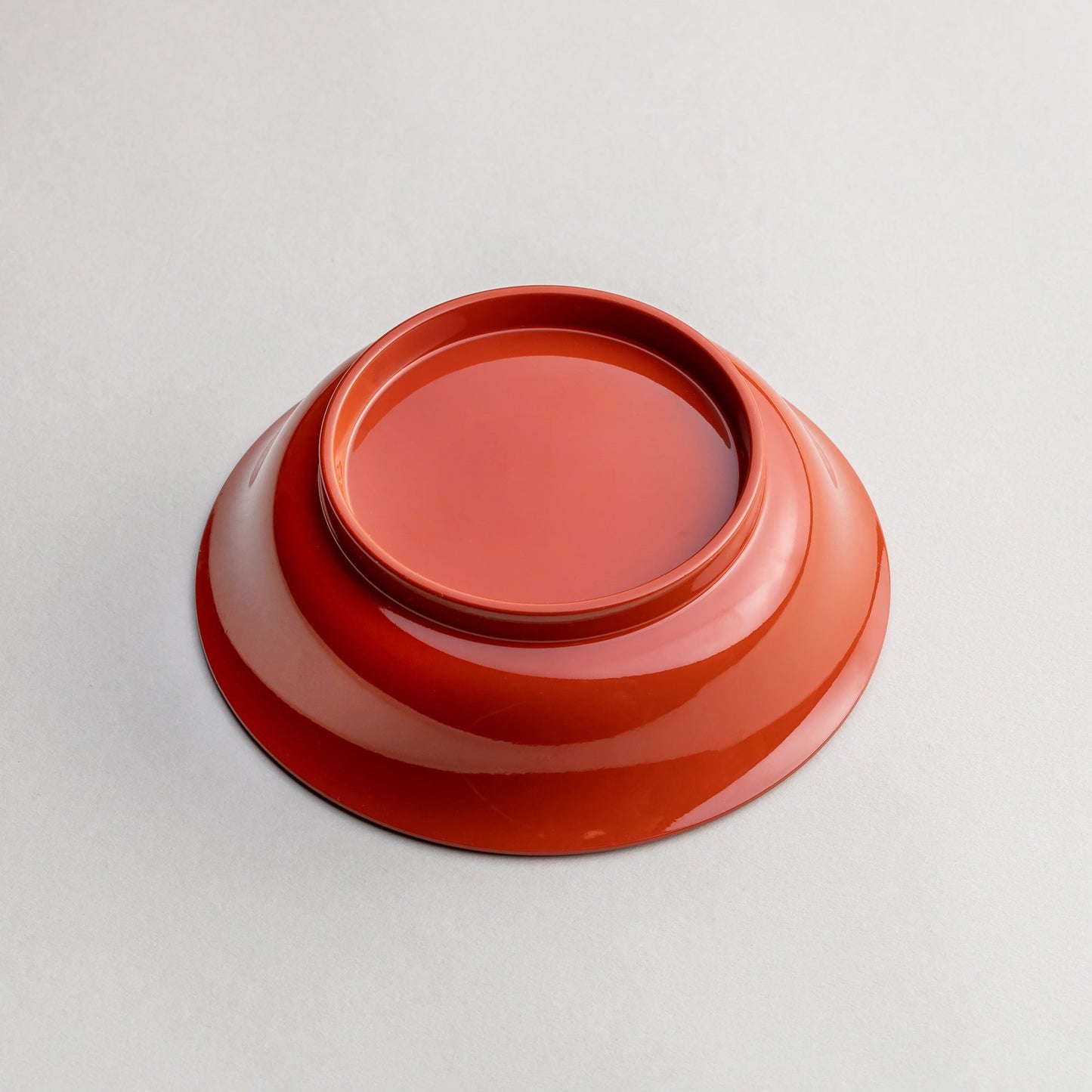 Hand salt plate, washed and lacquered