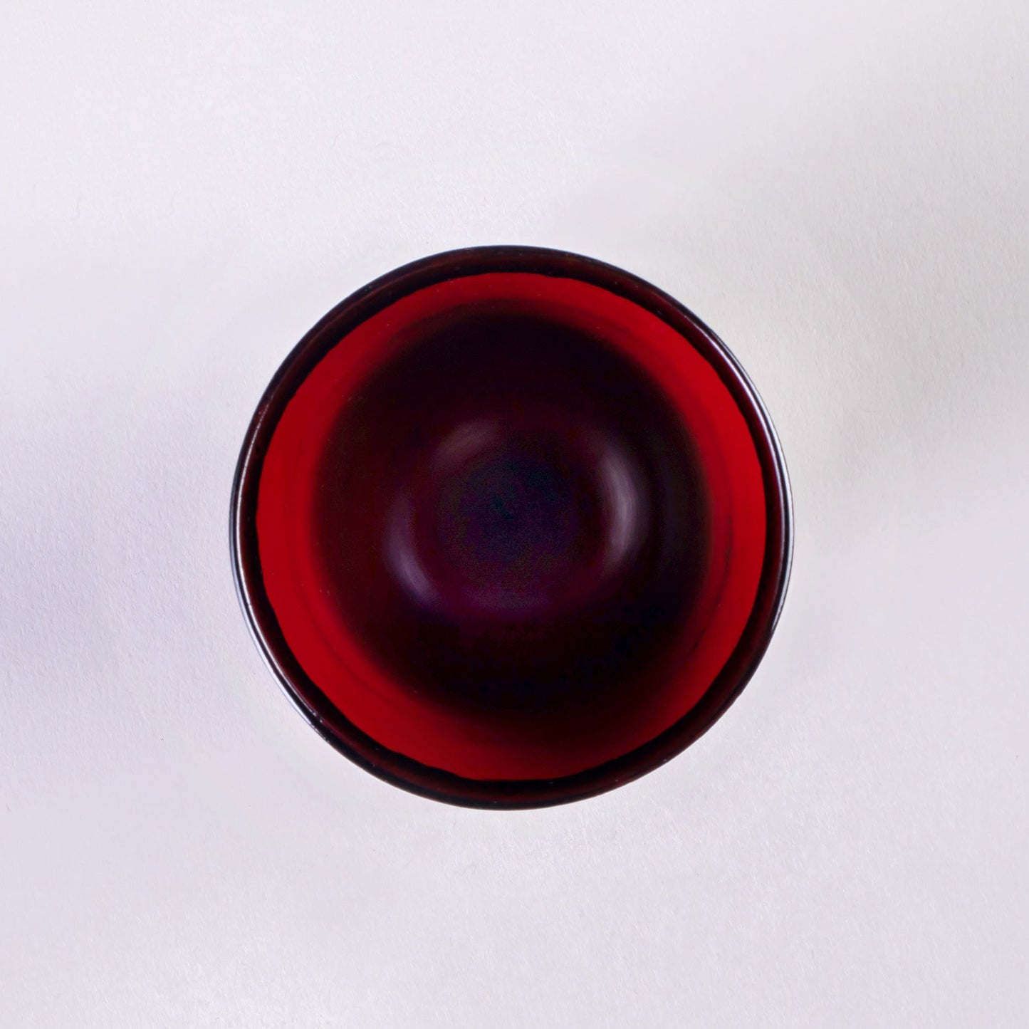 Small wooden goblet, Negoro lacquer