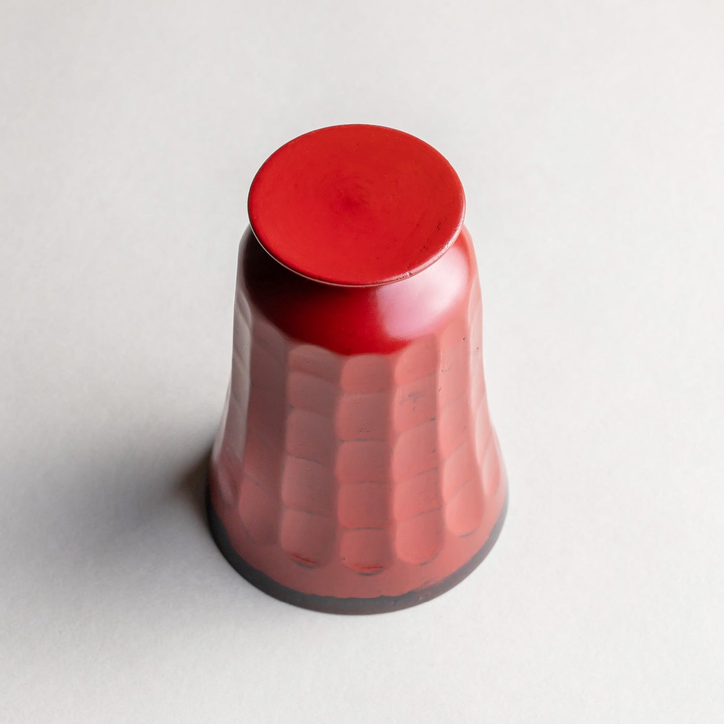 Small wooden goblet, Negoro lacquer