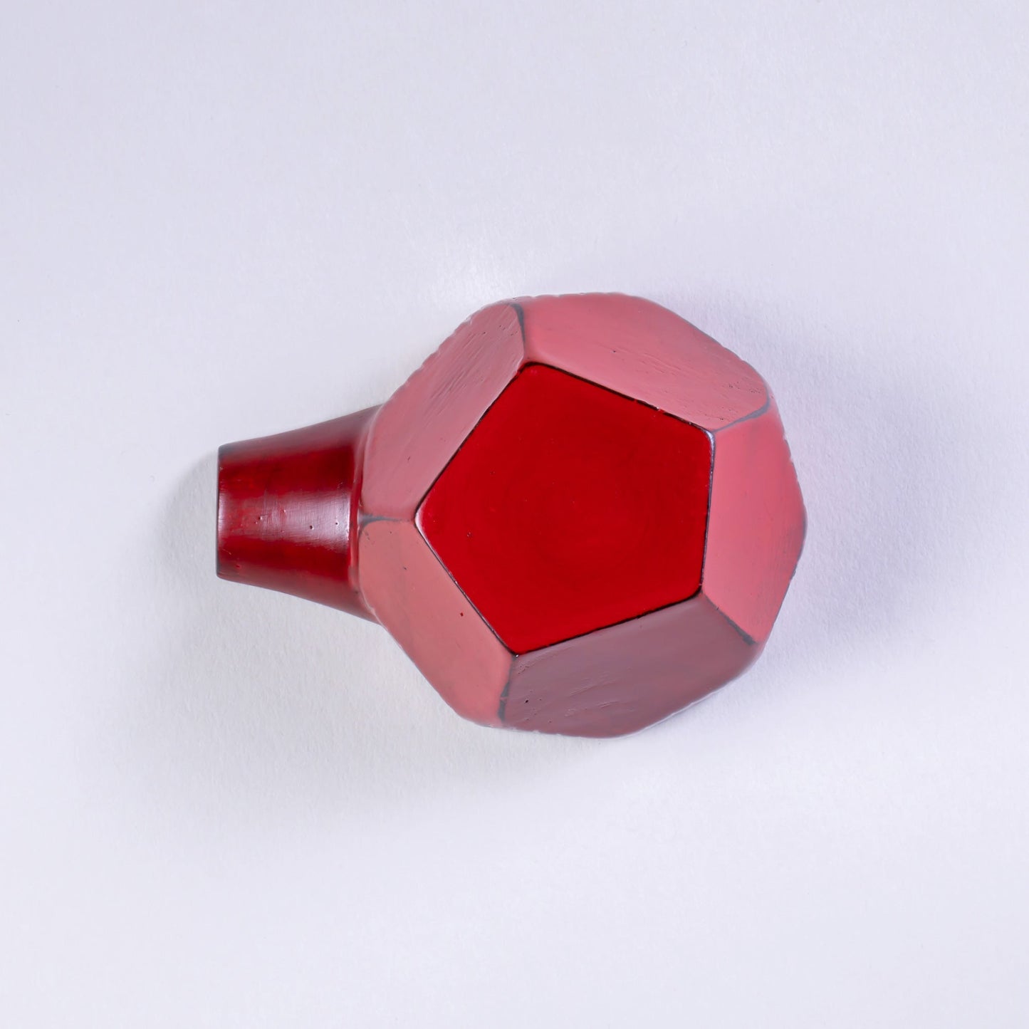 木製ハツリ片口 酒器 根来塗