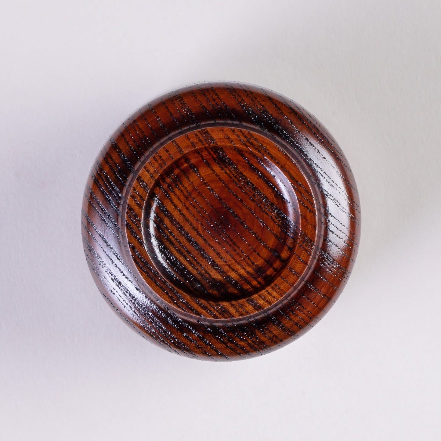 Genuine Zelkova Ripple Teacup with Lacquer
