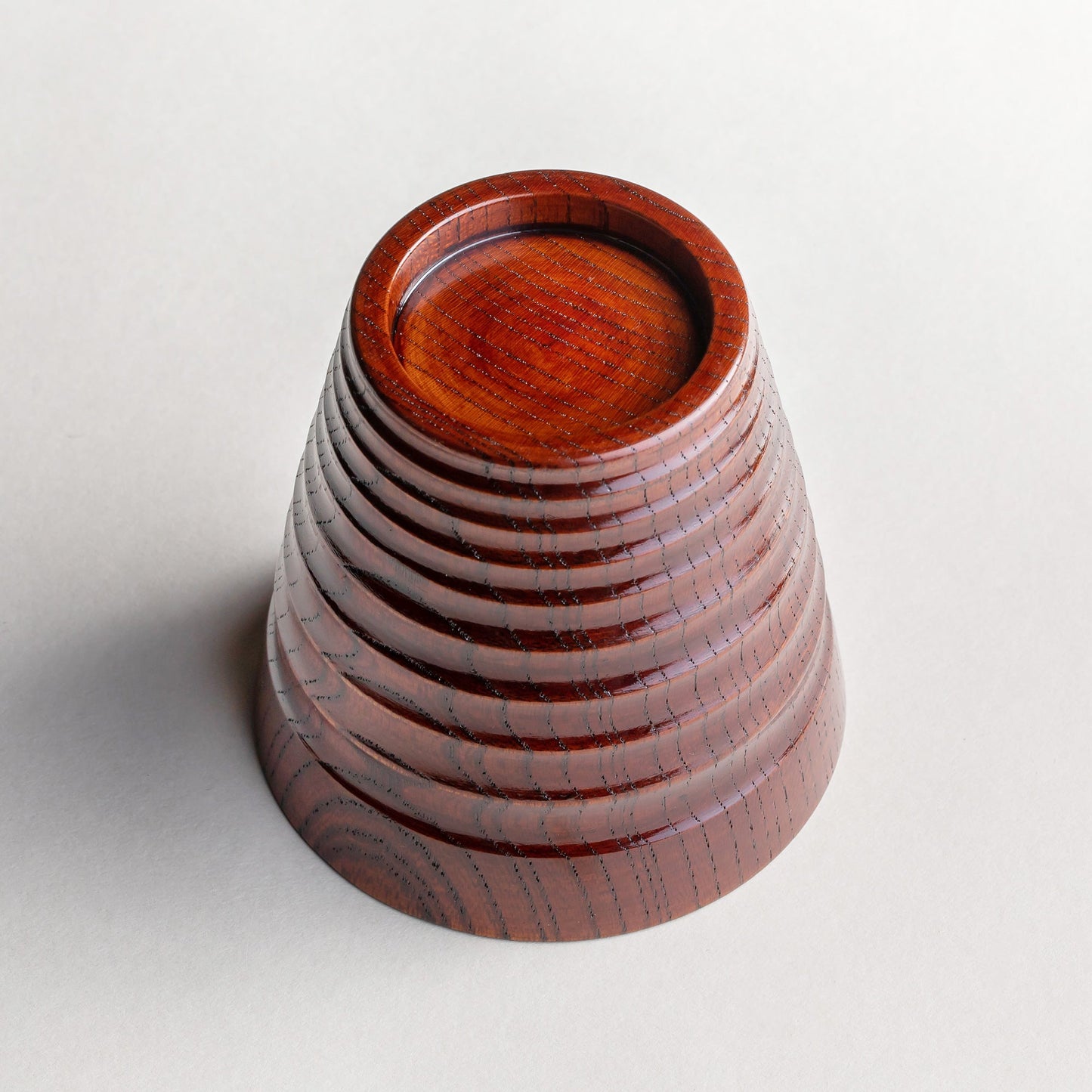 Genuine Zelkova Shochu Cup with Lacquer
