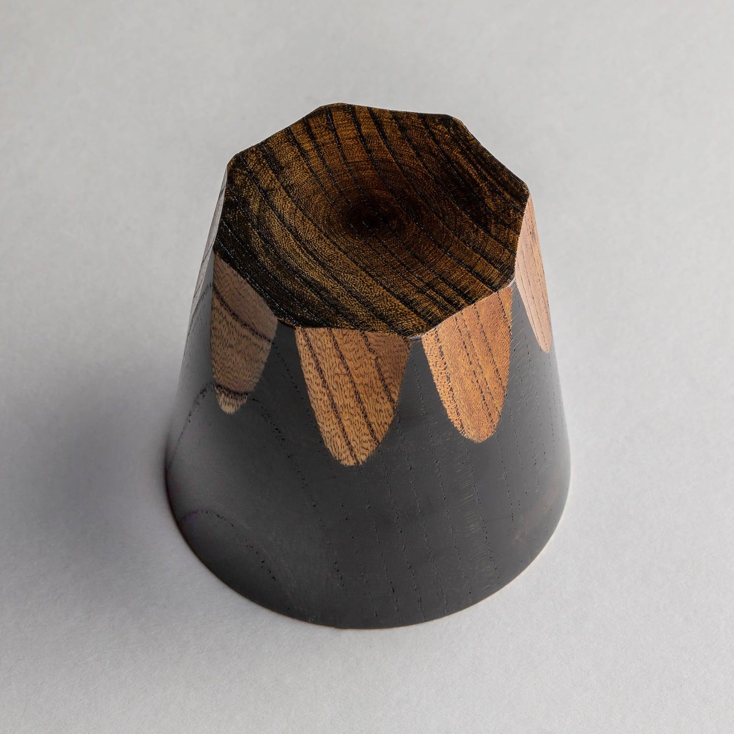 Genuine Zelkova Gold Leaf Cup Kiriko