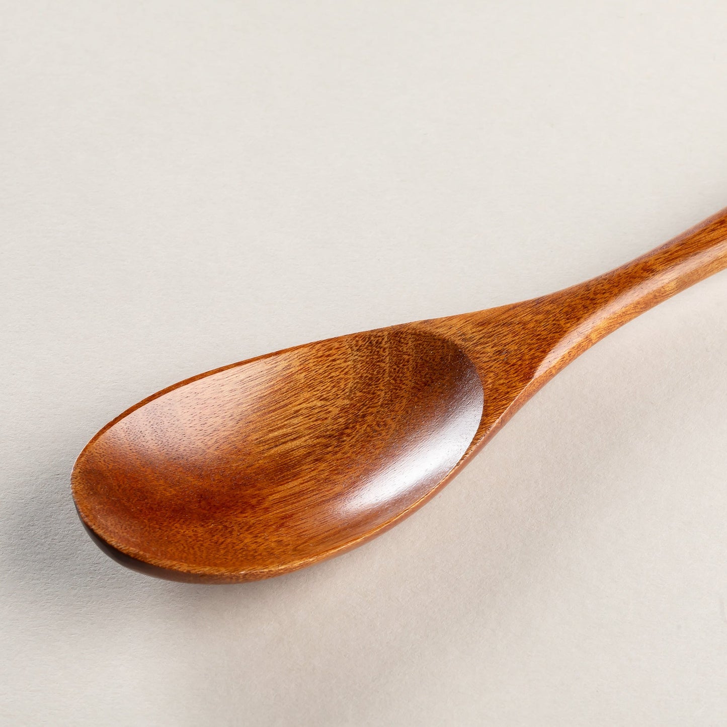 Wooden spoon with lacquer