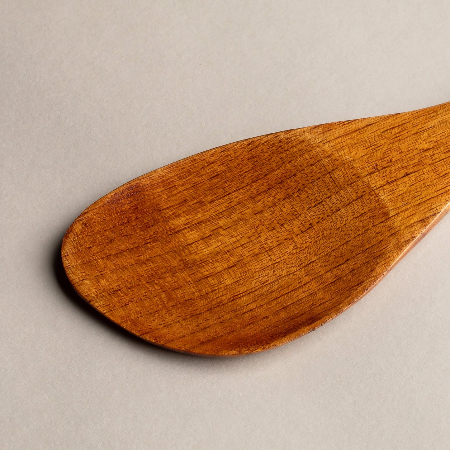 Wooden rice scoop with lacquer