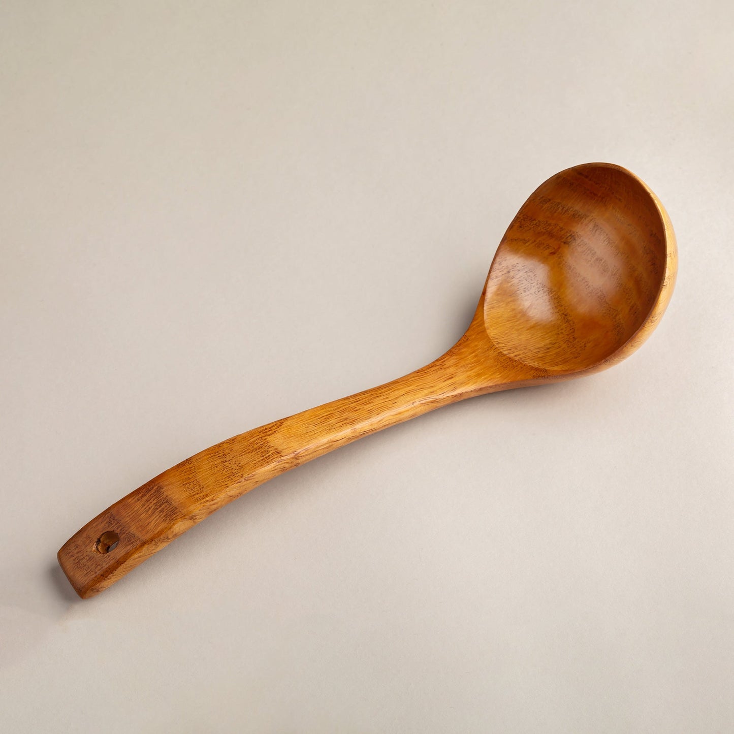Large wooden ladle, 28cm