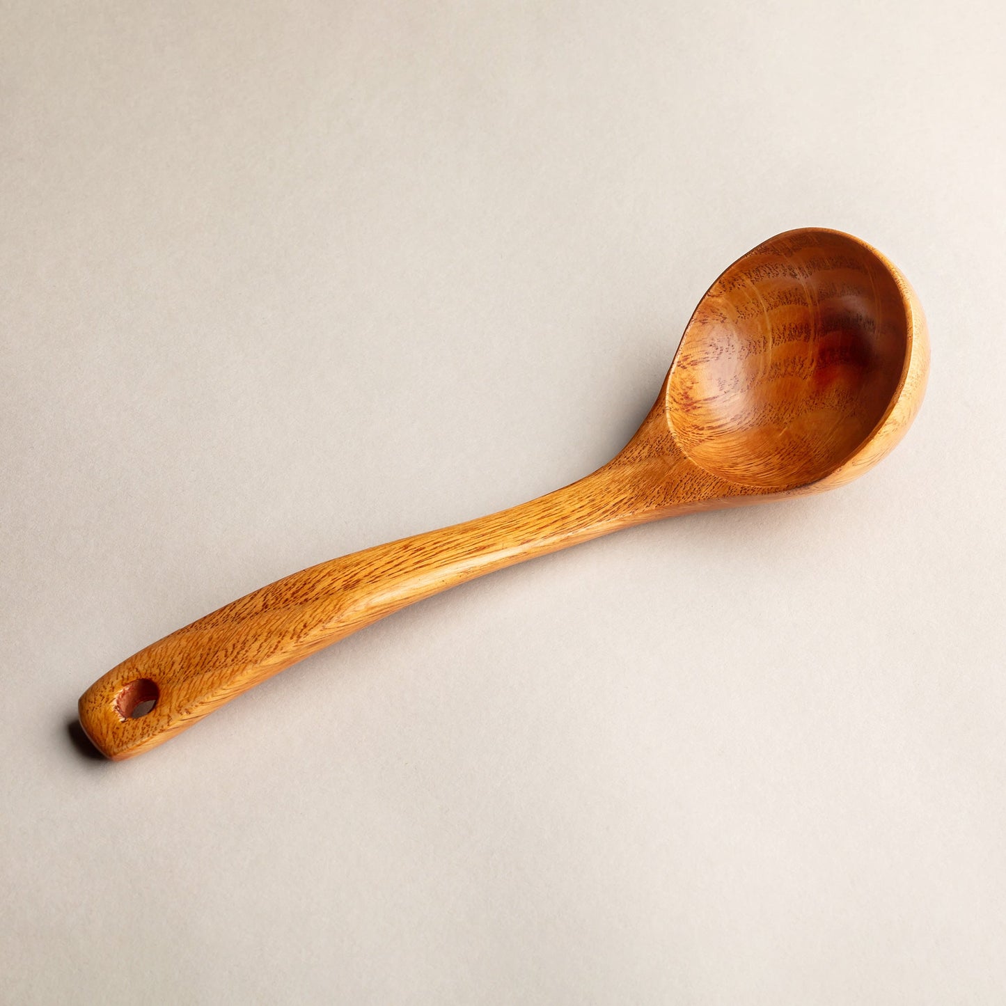Large wooden ladle, 28cm