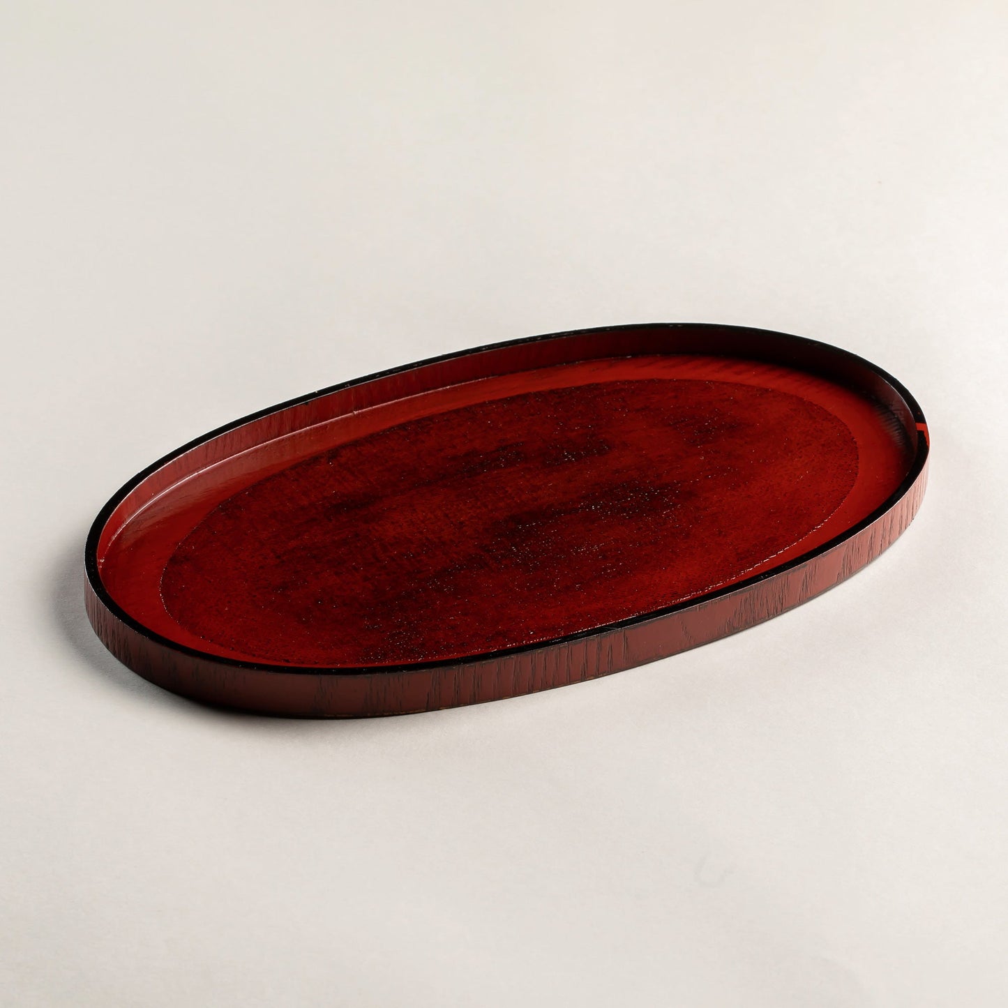 Small wooden Negoro oval tray