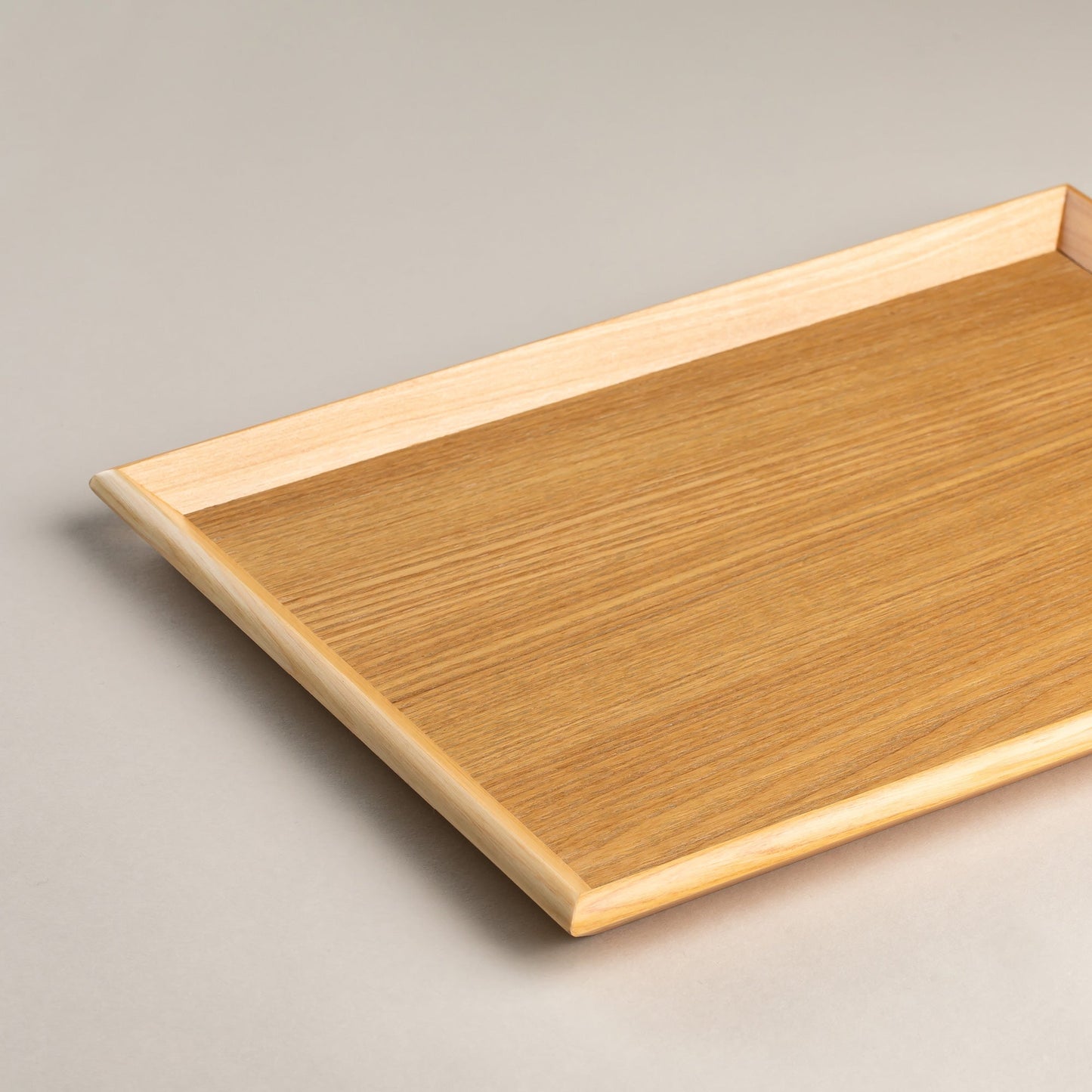 自然木 トレイ 角 小