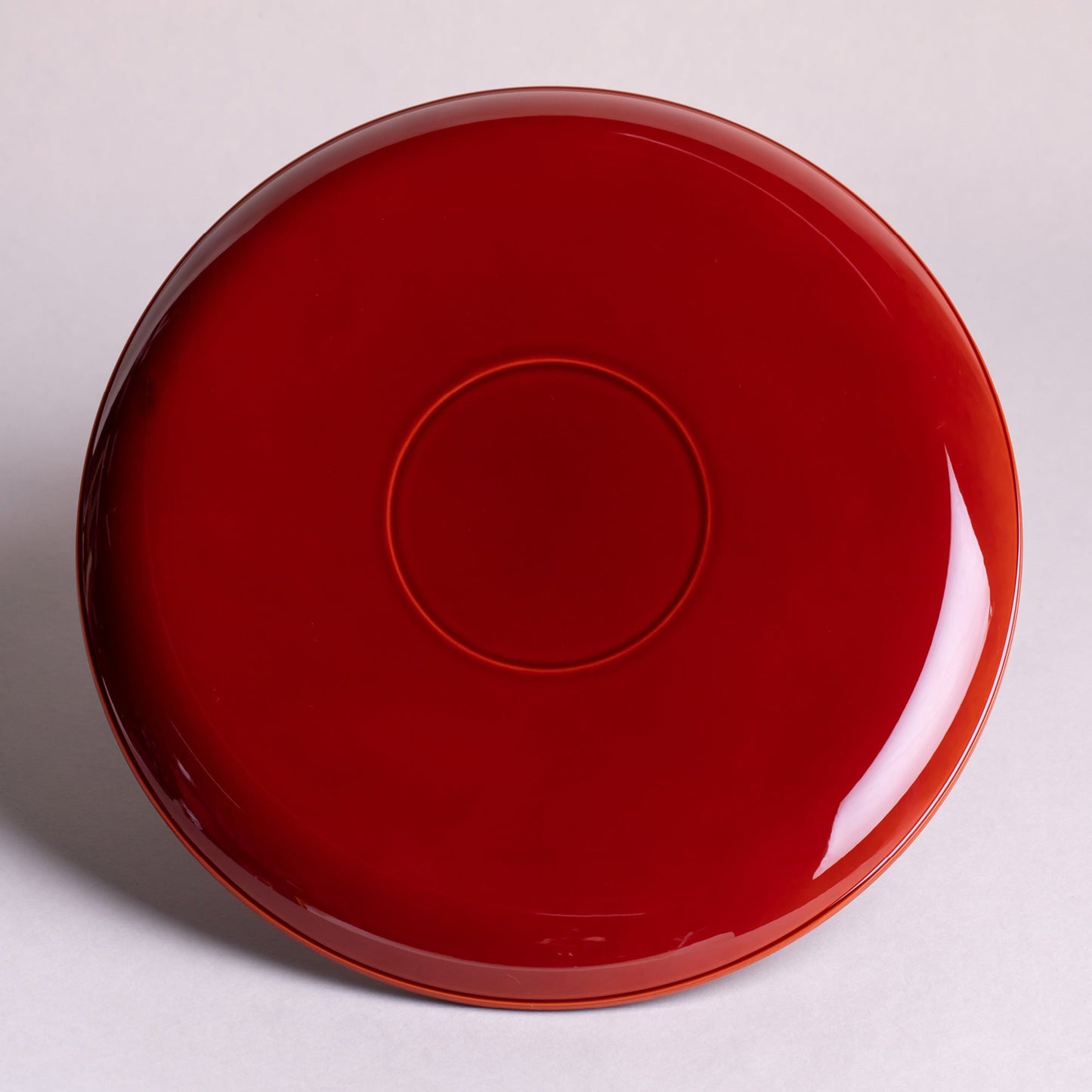 Round tray, Shunkei lacquer