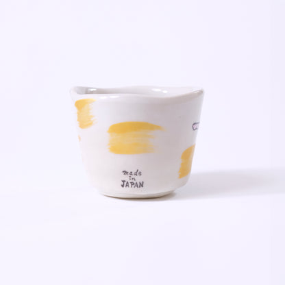 Edo Travel Tokkuri and Sake Cup Set Seigaiha