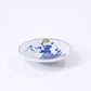 Small plate with a design of plum blossoms and waves