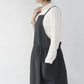 ワンピース エプロン onepiece apron　コットン リネン