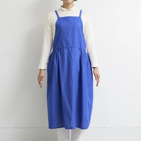 ワンピース エプロン onepiece apron　コットン リネン