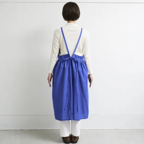 ワンピース エプロン onepiece apron　コットン リネン