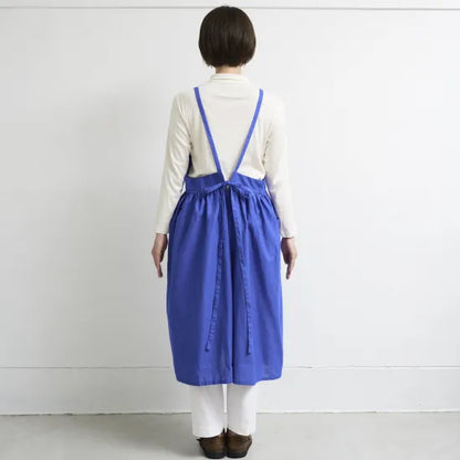 ワンピース エプロン onepiece apron　コットン リネン