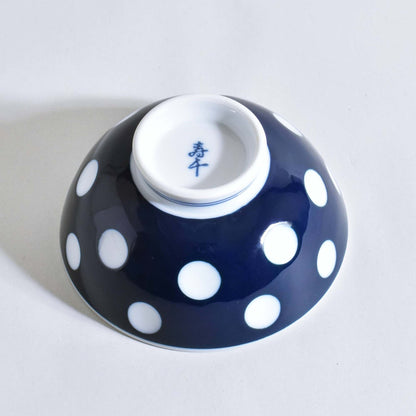 Polka dot rice bowl