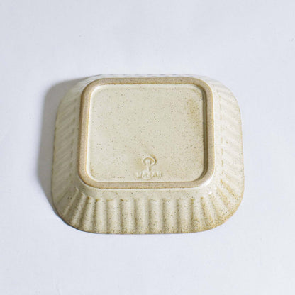 プリーツ 正角小皿