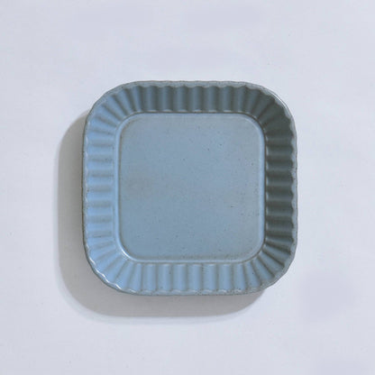 プリーツ 正角小皿
