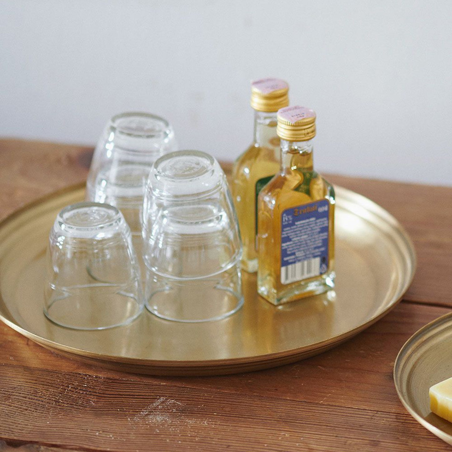 BRASS SERVING TRAY L