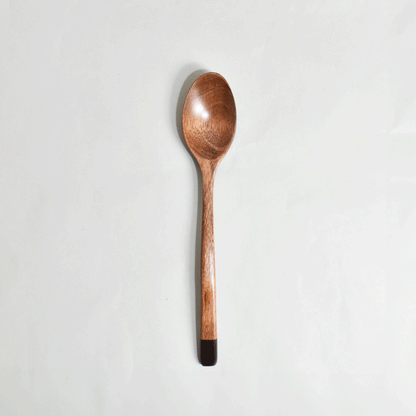 Wooden Urumi Long Spoon with Lacquer