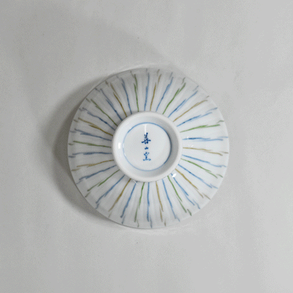Three-color Tokusa Rabbit Lightweight Rice Bowl