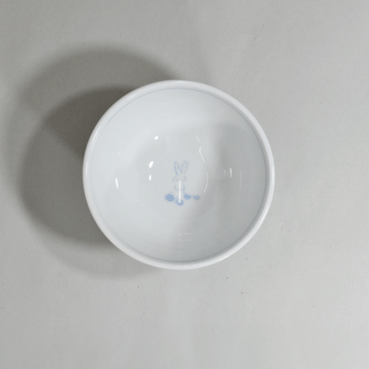 Three-color Tokusa Rabbit Lightweight Rice Bowl