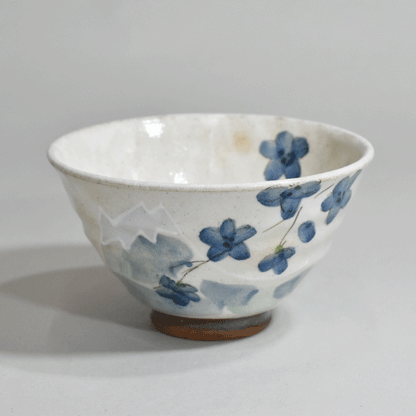 Fuji Sakura rice bowl with powdered porcelain